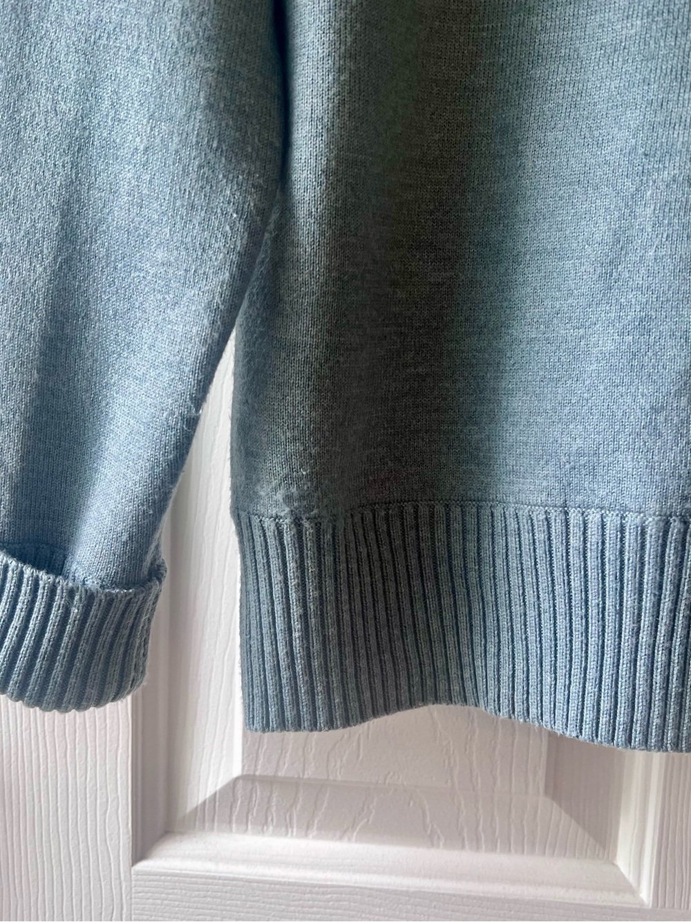 Witty Fox Women's Crewneck Sweater in Dusty Seafoam - Picture 6 of 7